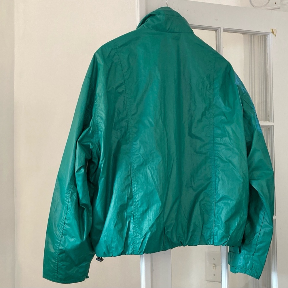 Zara Coated Windbreaker/Rain Jacket Style Bomber Jacket - Picture 14 of 16